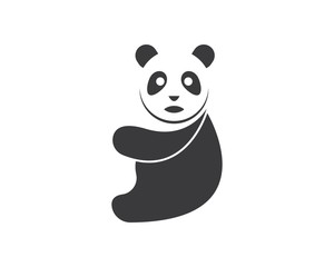 panda ilustration logo vector icon
