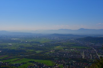 Obraz premium aerial view of the city