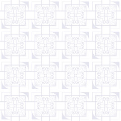 Vector modern tiles pattern. Abstract art deco seamless monochrome background