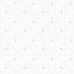 Vector modern tiles pattern. Abstract art deco seamless monochrome background