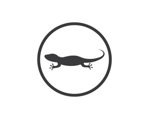 Lizard vector illustration logo