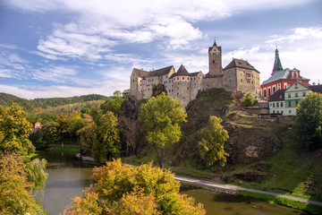 Fototapeta na wymiar Burg Loket in Tschechien