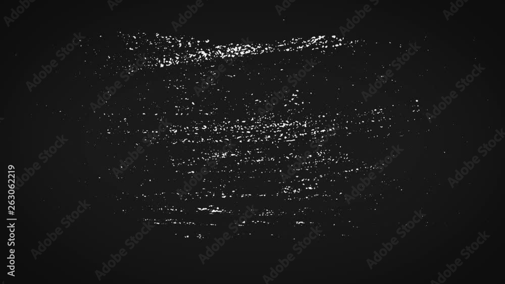 Poster grunge stop motion frame textured loop/ 4k animation of a vintage motion graphic with black and whit