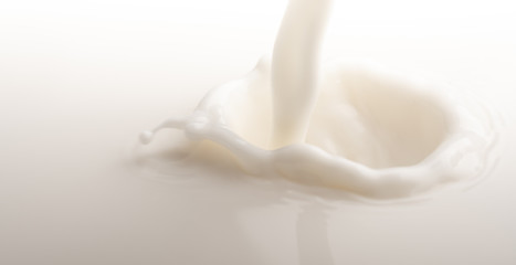 Fototapeta na wymiar splash of milk 