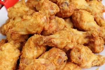 Fried chicken is delicious in street food