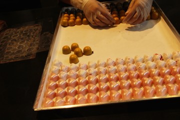 Making to chocolate at sweet is delicious