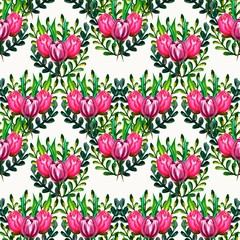 .watercolor leaf patterns