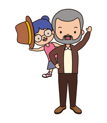 dad and daughter