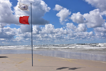 Sztorm Czerwona flaga, Morze Bałtyckie