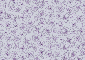 Fototapeta premium seamless floral background