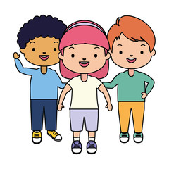 Fototapeta premium kids character happy