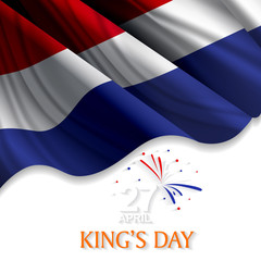 King's Day Celebrate Vector Design - King's Birthday in the Netherlands.