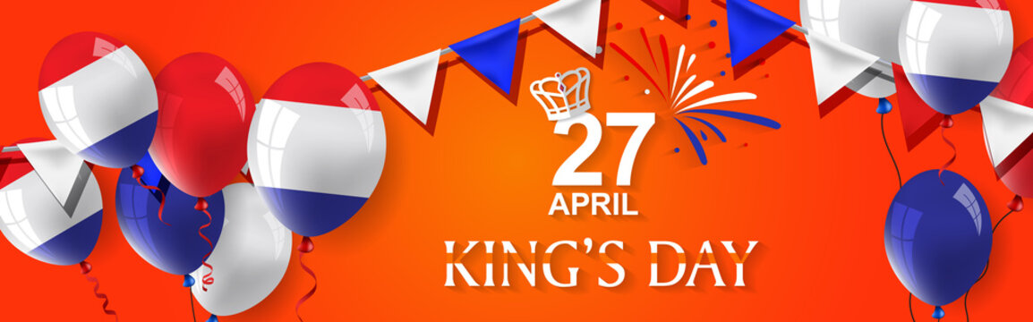 King's Day Koningsdag on April 27 in the Netherlands