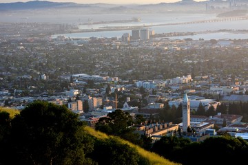 Dusk Impressions from Berkeley on April 29, 2017, California USA