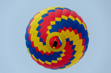 Obraz premium Hot Air Balloon View From Below