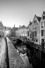 Naklejka premium Typical Streetsites of Bruges in Belgium, Europe