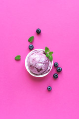 Blueberry Ice Cream