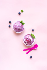 Blueberry Ice Cream