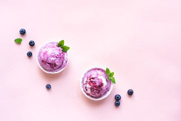 Blueberry Ice Cream