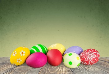 Easter eggs painted.