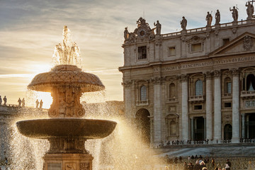 Saint Peter Basilica in Vatican Rome