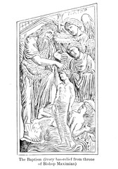 Fototapeta na wymiar Christian illustration. Old image