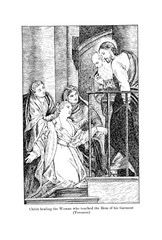 Fototapeta na wymiar Christian illustration. Old image