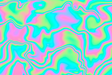 abstract vaporwave style holographic background with glitched neon acid stains