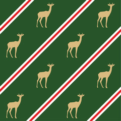 animal pattern with stripe  christmas design. For digital print, page fill, wallpaper and textile