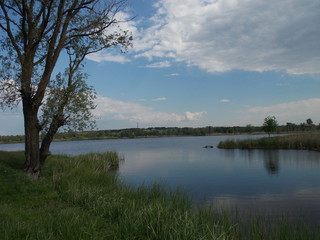 Fototapeta premium lake and sky