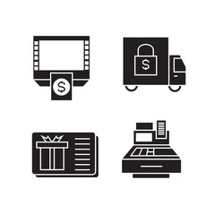 shopping and retail icons