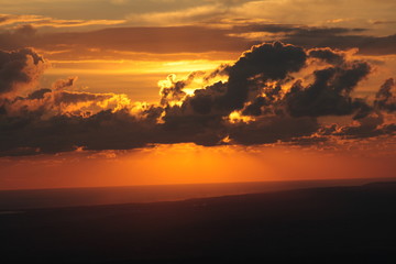 Sonnenuntergang in Afrika