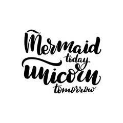 mermaid today, unicorn tomorrow