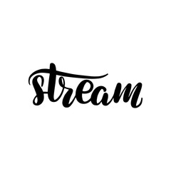  brush lettering stream