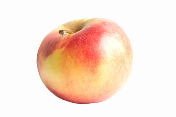 red apple isolated on the white background
