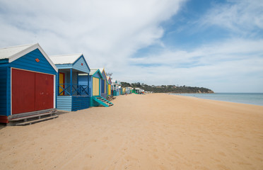huts on the beach
