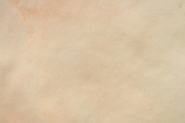 orange  watercolor pastel painted on paper background texture