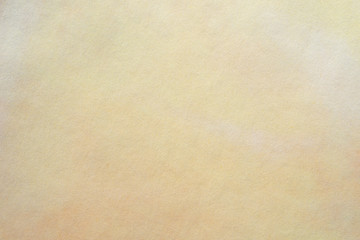 orange  watercolor pastel painted on paper background texture
