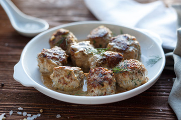 Beef meatballs. Traditional. Meat. Homemade. Kitchen. Traditional. 