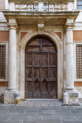 Fototapeta na wymiar Palace Chigi Zondadari, San Quirico Dorquia, Siena, Tuscany, Italy