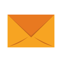 Email envelope symbol isolated
