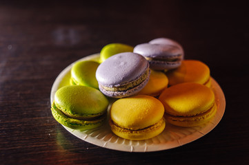 macaroons on a plate