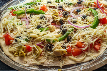 New York Vegetable Pizza