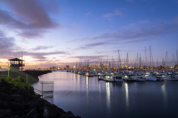 Fototapeta premium sunset in melbourne