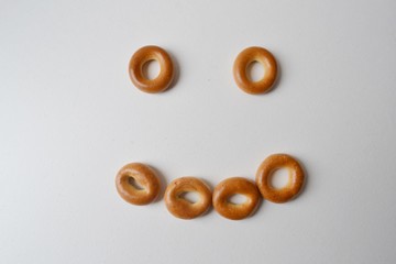 bagel smiley