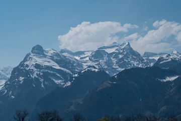 Fototapeta premium Weg der Schweiz am Vierwaldstättersee