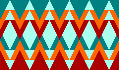 Abstract triangular geometric pattern, vector illustration 