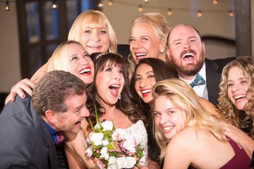 Friends at a Wedding