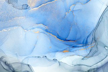 Fluid Art . Abstract colorful background, wallpaper. Mixing acrylic paints. Modern art. Marble texture. Alcohol ink colors  translucent