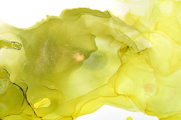 Fluid Art . Abstract colorful background, wallpaper. Mixing acrylic paints. Modern art. Marble texture. Alcohol ink colors  translucent